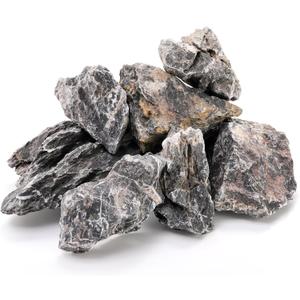 12lb Seiryu Stone, Aquarium Rocks for Terrariums, Paludarium, Vivariums, Reptile, Amphibian Enclosures, Fish Tank Decor for Aquarium Landscaping Models