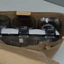 Shampoo and Conditioner Dispenser, Pollock Shower Soap Dispenser 3 Chamber No Drill, Wall Mounted Shampoo Body Wash Conditioner for Bathroom Large Capacity Silver