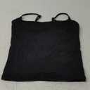 SUUKSESS Women Sexy Square Neck Tank Top Summer Y2K Going Out Basic Cami Shirt (Small, 01 Black)