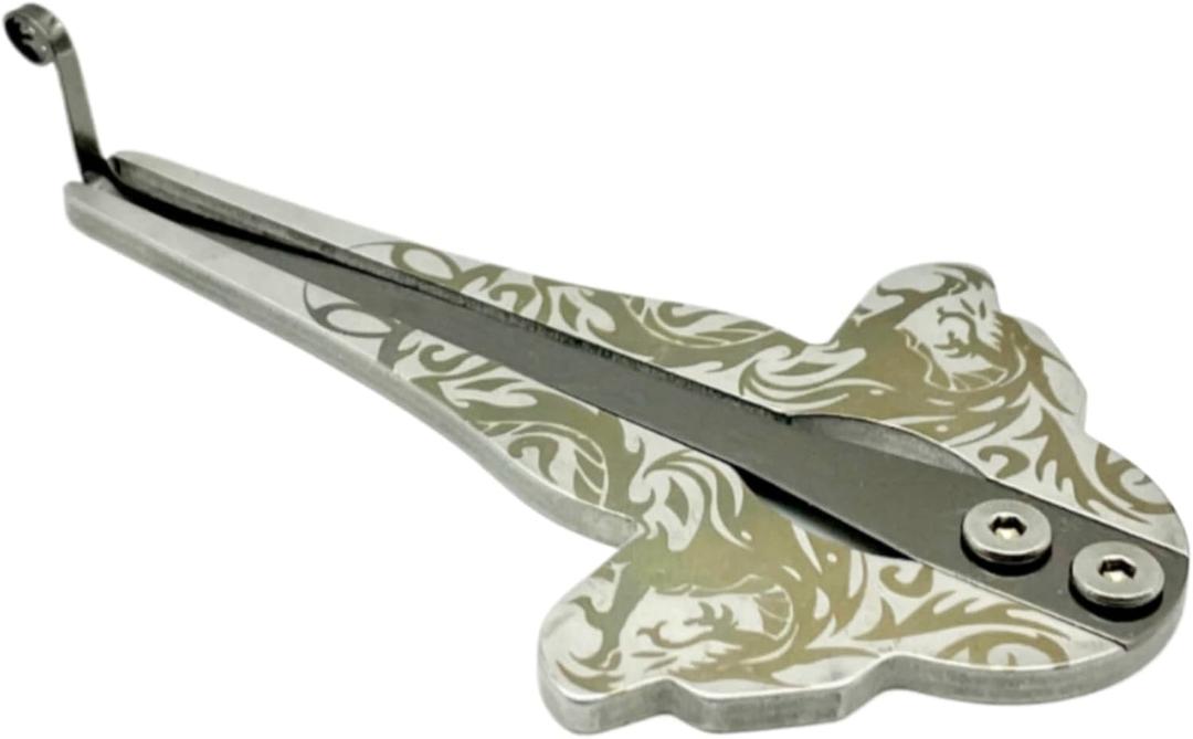 Jews Harp Musical Instrument Mouth Jaw Harp for Adults Professional Performance Bright and Pure Tone,Excellent Quality Light and Portable,Easy to Use,with Cleaning Cloth(jaw harp-Loong)