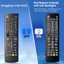 Backlit Remote for LG Smart TV, Universal Replacement for All LG TV Remote Control for Easy Nighttime Use