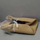 115L Large Blanket Basket,23.6" L x 23.6" W x 15.7" H Rope Woven Baskets with Handles, Toys Storage Bins,Laundry Basket Perfect for Living Room, Nursery,Bedroom,Home Organization,Black&Camel