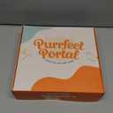 Purrfect Portal Meow Manor XL Interior Cat Door, No-Flap Pet Door for Interior Doors, Easy DIY Installation, Cat Door for Cats up to 30 lbs, White