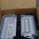 Sweetcrispy Countertop Ice Maker, Portable Ice Machine Self-Cleaning, 9 Cubes in 6 Mins, 26 lbs/24Hrs, 2 Sizes of Bullet Ice for Home Party Office, Elegant Black