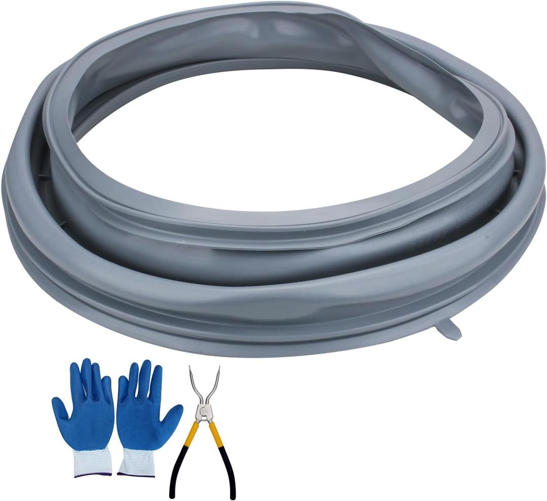 WPW10381562 WFW9050XW00 Door Boot Seal Replacement for Whirlpool Maytag Amana Lnglis Washing Front Load Washer Door Gasket Seal W10290499 WFW9250WW01 W10300559 WFW9150WW00 WFW9150WW01 W10381562