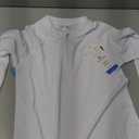 Ewedoos UPF50+ Boys Swim Shirt Rash Guard Long Sleeve Quick Dry Sun Shirts Kids Boys Fishing Shirt for Summer Outdoor (Small, White)