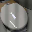 Bemis Slow Close Elongated Toilet Seat, Easy Clean Hinges, White