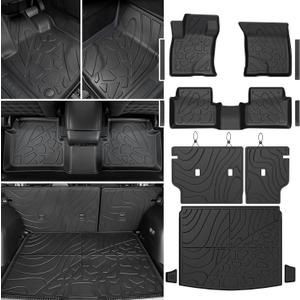 Floor Mats for Ford Bronco Sport 2021-2026, with Cargo Mat
Full Protection Mat Set with Cargo Liner, All Weather TPE, Non Slip & Odorless & Scratch Proof, Bronco Sport Accessories