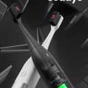 Allegro Luxury Premium Polished Metal Sonic Toothbrush M1, Silver White