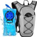 Zavothy Hydration Backpack with 2L Hydration Bladder Water Backpack for Hiking Hydration Pack for Running Cycling Hiking