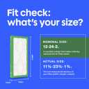 Filtrete 12x24x2 Air Filter, MERV 8, MPR 700, Dust, Pollen & Pet Dander, 3-Month AC and Furnace Filters, Cleaner Air, Reliable Airflow, 12 HVAC Filters (Actual Size 11.38 x 23.38 x 1.75 in)