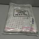 PerKoop 400 Pcs 10"x13" Plastic Clear T Shirt Bags with 1400 Pcs Clothing Size Stickers Cellophane Self Adhesive Clear T Shirt Bags for Packaging Resealable Clothing Package for Jeans Small Business