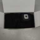 Beanie with Light for Men 2 Pack, Hat with Light Built in Rechargeable Winter Warm Knitted Headlamp Caps, Gift for Men Dads Husband Led Beanie Hats with Light (Black&Light Gray) (One Size)