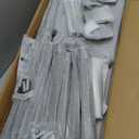 Pipe Industrial Shelves, Wall Mounted Wood Metal Ladder Rustic Bookshelf (Walnut Color, 6 Tier - 10" D x 30" W x 82.5" H)