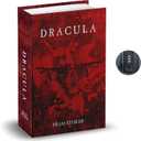 Dracula Gothic Diversion Faux Book Safe - Portable Metal Safe Box, 2.25' X 6.125' X 9.5' (Combo Lock)