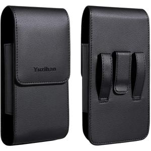 Holster for iPhone 17 Pro Max 16 Plus, 16 Pro Max, iPhone 15 Plus 15 Pro Max,14 Plus 14 Pro Max,13 Pro Max,12 Pro Max Belt Holster Fit with Thick Defender Case Hybrid Armor On