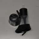 Upgraded Manual Ear Wax Removal Kit, 2-in-1 Water Tank Ear Irrigation Flushing System - Ergonomic Effort-Saving Button, One-Hand Operation, Soft Silicone Tips, Safe & Comfortable for Home Use (Dark Black)