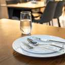 POSATE 60PCS White Disposable Plastic Plates, Heavy Duty Plates for Wedding/Party, 30PCS Dinner Plates 10.25 and 30PCS Dessert/Salad Plates 7.5, White Plates for Party Event