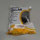 BENCMATE Inflatable Dog Cone Collar Alternative, Soft Dog Cone for Small Medium Large Dogs and Cats, Neck Recovery ECollar Donut Collar After Surgery (Large, Dark Grey)