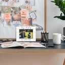 Dad Son Picture Frame 4x6, Father and Son Wooden Picture Frame, Christmas Fathers Day Birthday Gifts for Father from Son, Boy Dad We Love You Decorative Photo Frames for Table Desk Decor