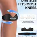 Patellar Tendon Support Strap 2 Pack, Knee Brace for Women & Men, Patella Band for Running Hiking Basketball Gym Fitness Tennis Badminton Cycling, Offers Relief from Meniscus Tear and Knee Pain