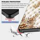 ZHEGAILIAN for iPhone 14 Case, Military-Grade Protection, All-Around Shockproof Corners, Anti-Scratch Phone Case for iPhone 14 - Diamond Butterfly
