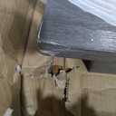 Signature Design by Ashley Caitbrook Rustic Rectangular Counter Height Dining Table, Storage, Seats 4, 2 Fixed Shelves, Wood, 60" W x 30" D x 36" H, Dark Gray