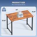 DUMOS 40 Inch Small Computer Desk, Gaming Desks for Home Office Bedroom, 40 Inch-1 Pack