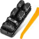 YHTAUTO Master Power Window Switch Driver Side Replacement for 2002-2007 Ford Escape, 2001-2006 Mazda Tribute, 2005-2007 Mercury Mariner, 11 Pins, One Auto Up and Down Window Control Switch