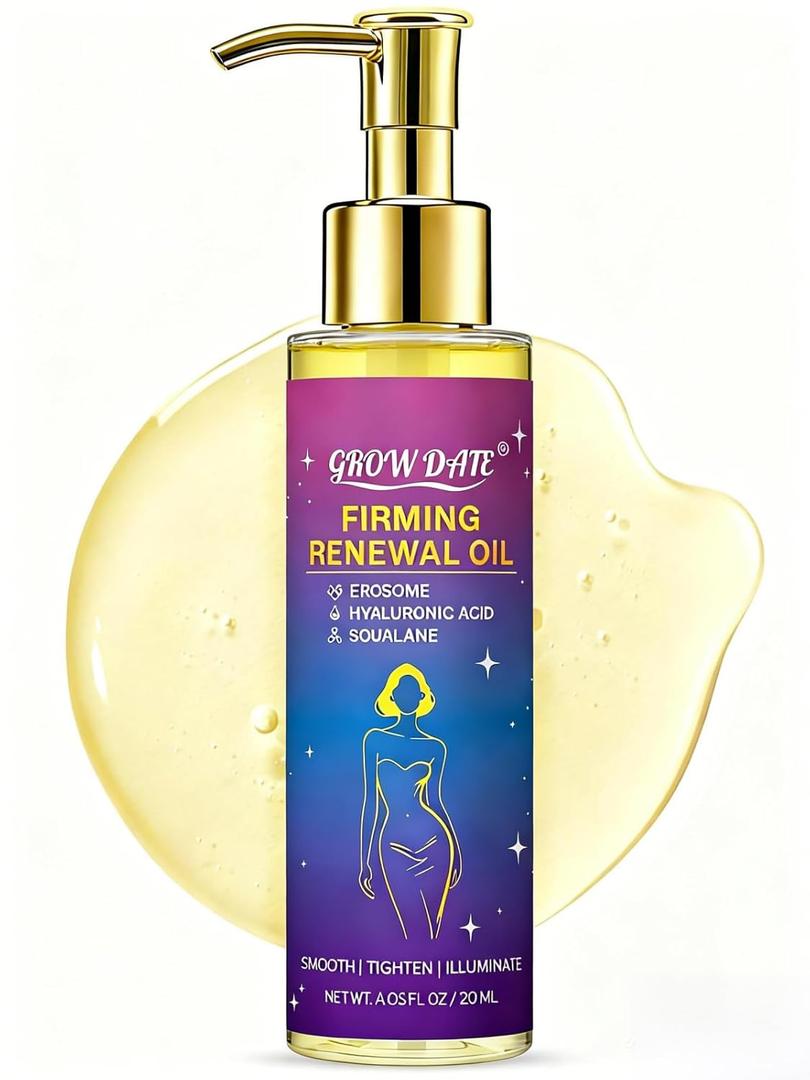 Body Firming Oil for Crepe Skin- After Shower Oil for Women - Tightening & Hydrating Full Body That Plumps, Tightens, Non-Greasy for All Skin Types, Luxury Spa Gift, Lavender, 4 FL OZ
