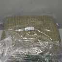 Klear Vu Gripper Overstuffed Universal Non-Slip Dining Chair Cushions for Kitchen Decor or Office Use, U-Shaped Skid-Proof Seat Pad, 17x17 Inches, 2 Count (Pack of 1), Chenille Green