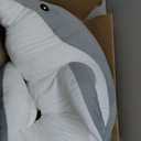 Somao Dolphin Stuffed Animals Plush Pillow Super Soft Sea Animal Plush Toys Dolls for Boys Girls Sleeping Cushion Gift (50cm/19.68in, Grey)