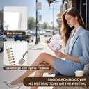 VIIJJUE Speech Therapist SLP Gifts,Mental Health Journal, Silly Goose Speech Therapy Assistant Notebook for Women, Hardcover Spiral Notebook 5.5x8.3 Inch