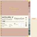 Large 2026 Planner, Weekly & Monthly Appointment Book from Jan. 2026 - Dec. 2026, Work & Life Daily Hourly Planner with Time Slots, Agenda Organizer for Home School Office, Beige, 8.5" x 11"