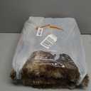 3x5 Shag Area Rug - Fluffy Fuzzy Nursery Kids Girls Room Rug - Soft Plush Furry Bedside Carpet- Tie-Dyed Brown