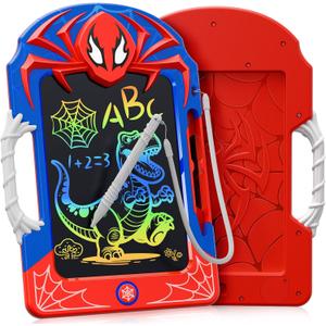 Cool LCD Writing Tablet with Web Stylus & Web Grip  Fun Doodle Board for Kids, Colorful Drawing Pad Toys Gifts for 3 4 5 6 7 8 10 Year Old Boys Girls Toddler Age 3-4 4-6 6-8 8-12 Stocking Stuffers