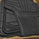 Armor All 3-Piece All-Season Floor Mats, Universal Fit Mats for Cars, Trucks, SUVs  Black