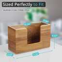 Paper Towel Dispenser Countertop, Acacia Wood Bathroom Paper Towel Holder, Napkin Holder for Kitchen, Multifold C-Fold, Z-Fold, Trifold for Bathroom Toilet Home