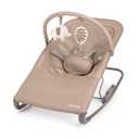 Ingenuity Nestle Vibrating Rocker, Lightweight Foldable Infant Seat with Breathable Fabric, 2-Position Recline, Mini Vibration Unit, 5-Point Harness