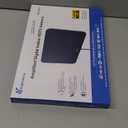 TV Antenna Indoor, Digital Amplified Indoor HDTV Antenna, 1080p VHF UHF Television Local Channels Detachable Signal Amplifier and 16.5ft Long Coax Cable (Black)