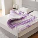 Eiayeebil 3 Inch Memory Foam Mattress Topper, 5-Zone Twin Mattress Pad Gel Infused Bed Foam Topper, Soft, CertiPUR-US Certified, Twin Size