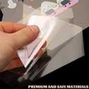 ABOOFAN Triangle Onigiri Packaging Bags Disposable Rice Ball Wrappers with Cute Cartoon Design 5.91 Inch Sushi Wrapping Bags for Takeout and Party