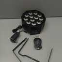 Rechargeable Par Lights, RGBW LED Uplights Battery Powered Stage Light, HOLDLAMP Par Can DJ Lights Sound Activated with Remote & DMX Control for Festival Party Event Wedding Bar.