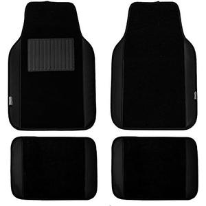 FH Group Car Floor Mats - Carpet for Cars, Universal Fit Automotive All Purpose Car Protector Mat for Most Sedan, SUV, Truck Floor Mats Black