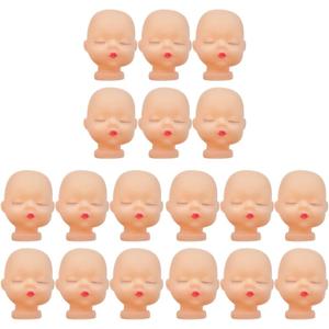 COHEALI 30pcs Head Baby Painting for Body Handmade Simulation Dolls Hand Sculpt Style Chic Crafts Decor Mini Accessory Bag Part Vivid Keychain Artist Accessories Mannequin