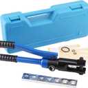 LICHAMP Hydraulic Cable Lug Tool, 6 AWG to 4/0 AWG Battery Cable Crimping Tool WIRE Terminal Crimper Set, 1202BL