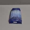 The Dreidel Company Hanukkah Candles Dripless Multi Blue Hued Frosted Deluxe Tapered Candles 1-Hour Burn Time Odorless 45 Candles for All Eight Nights of Hanukkah