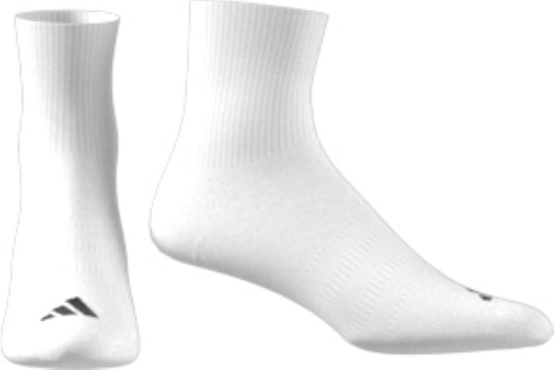 adidas mens Half Crew Solid Socks (12.5-15, White)