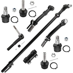 BOXI (Set of 9) Front Suspension Ball Joints Tie Rod Kit Fit for Ford F-250 F-350 Super Duty 4WD 2005-2015 2016 | Excludes Extended Axle Models | K80026 K8607T DS80749 ES80755 ES80754 ES3420S DS300008.   Missing Parts.