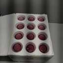 Colored Champagne Flutes Set of 12,5 OZ Elegant Striped Colored Glasses,12 PCS High Transparency Glass Goblets for Wedding Party Bar Drinking Cups Fancy Glasses and Gift Pink